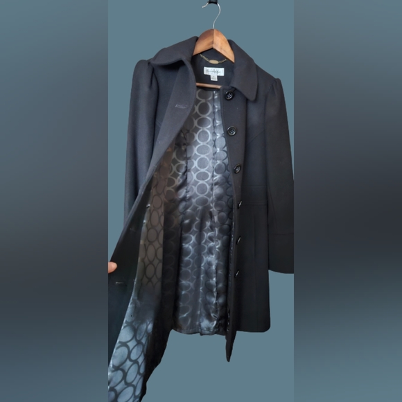 Preston & York Wool Blend Feminine Dress Coat - Picture 3 of 7